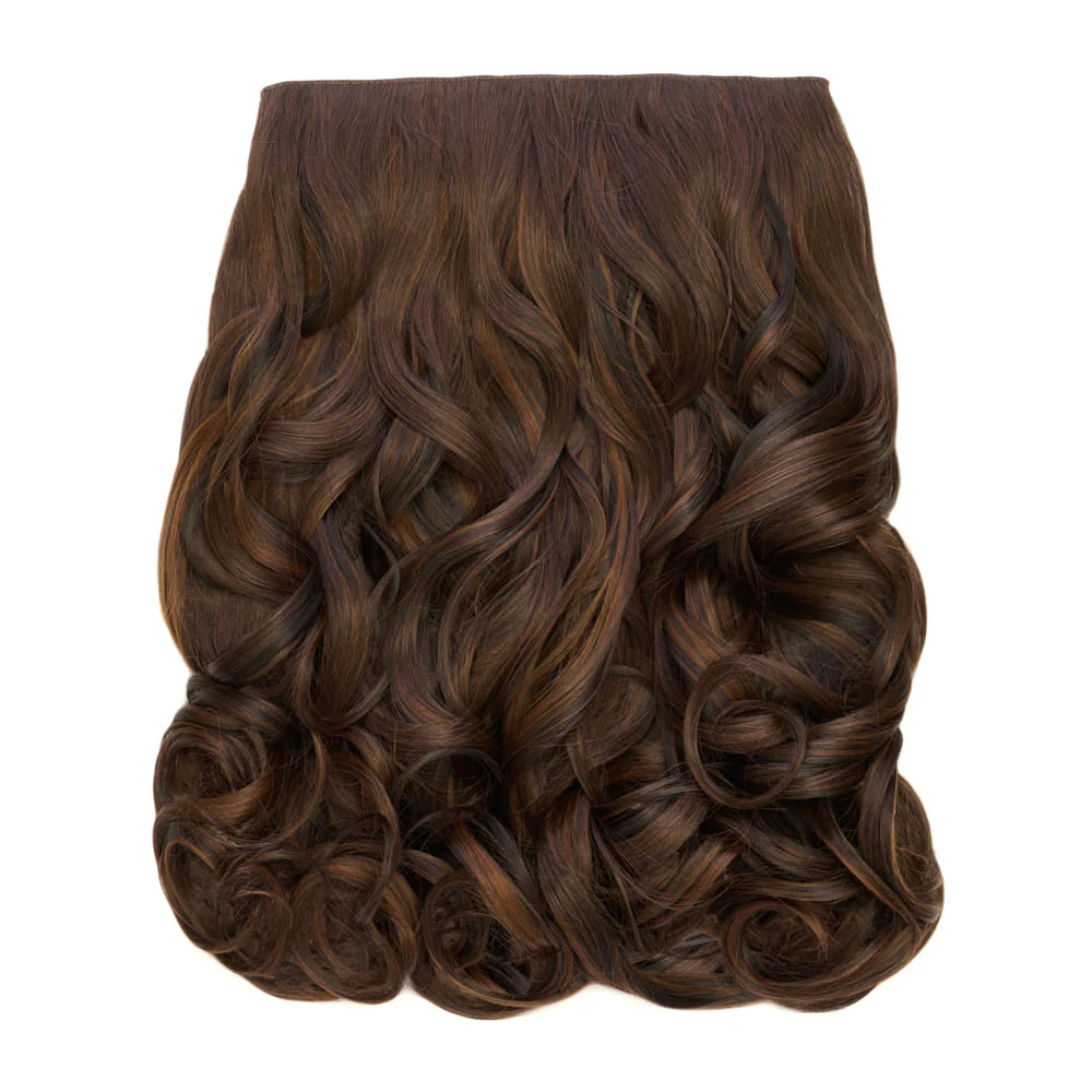 Stranded 20" One Piece Trio Clip-in Hair Extensions - Colour #2/5 Azalea - Image 3
