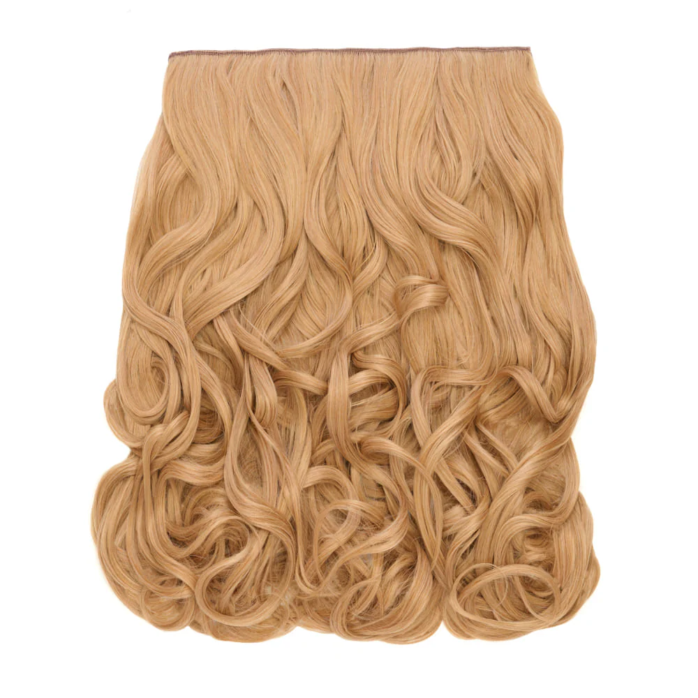Stranded 20" One Piece Trio Clip-in Hair Extensions - Colour #27 Honeysuckle - Image 3