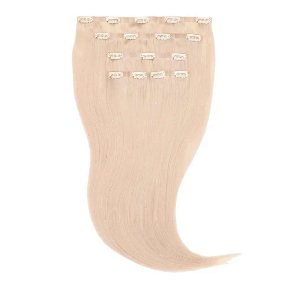 Stranded 14" Seamless Clip-in Human Hair Extension (95g) - Colour #101 New Love