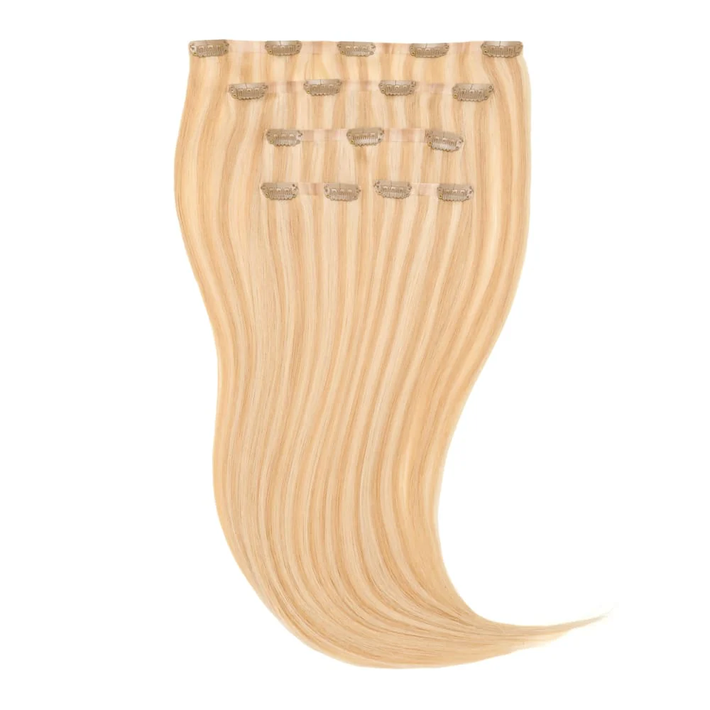 Stranded 14" Seamless Clip-in Human Hair Extension (95g) - Colour #16/613 Sweetheart