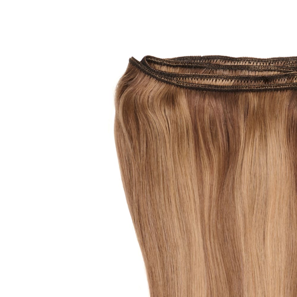 Stranded 14" Unclipped Weft Extension (95g) - Colour #8/10 Baby Bronde - Image 2