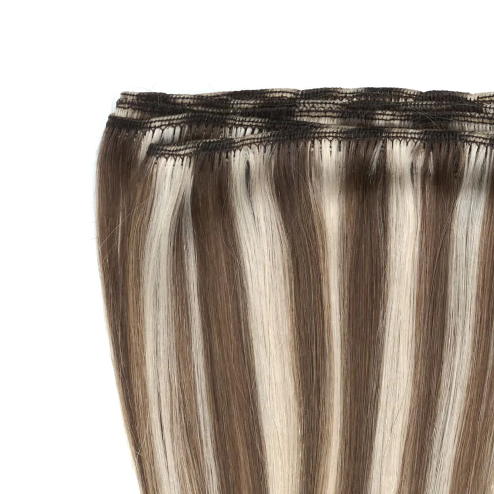 Stranded 14" Unclipped Weft Extension (95g) - Colour #18/68 Ash Willow - Image 2