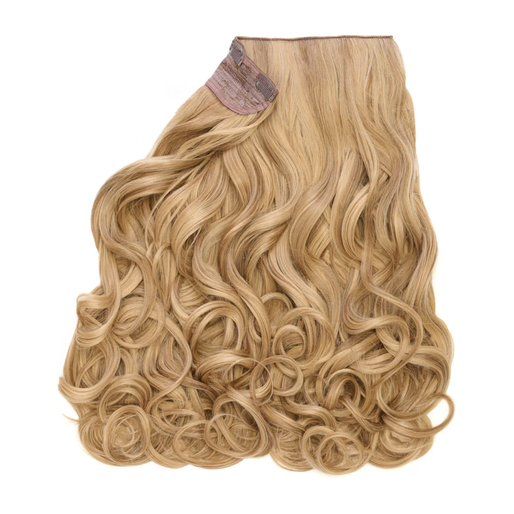 Stranded 16" One Piece Curly Clip-in Hair Extension - Colour #10/16 Vanilla Bomb - Image 2