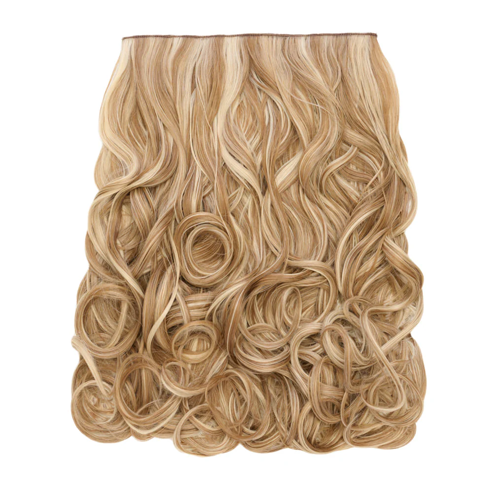 Stranded 16" One Piece Curly Clip-in Hair Extension - Colour #10/613 Camelia