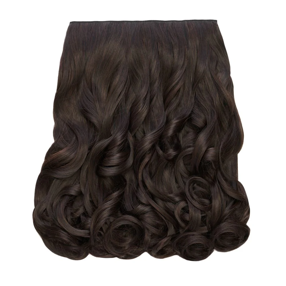 Stranded 16" One Piece Curly Clip-in Hair Extension - Colour #2 Nigella
