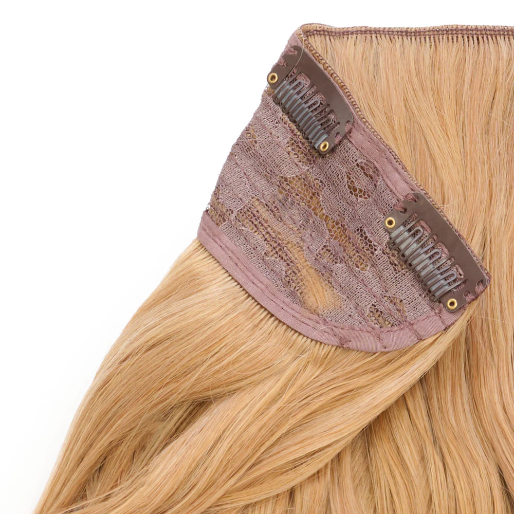 Stranded 16" One Piece Curly Clip-in Hair Extension - Colour #27 Honeysuckle - Image 3