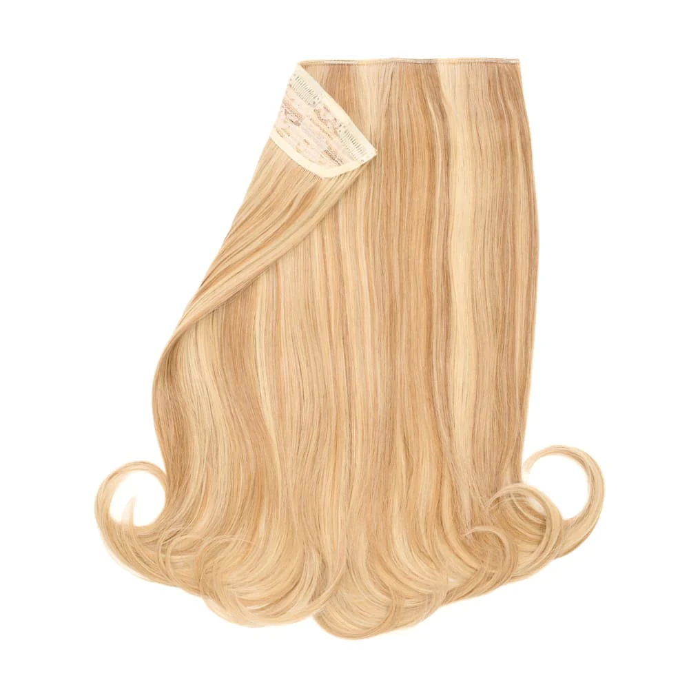 Stranded 16" One Piece Flicky Clip-in Hair Extension - Colour #10/16/22 Ballerina Musk - Image 2