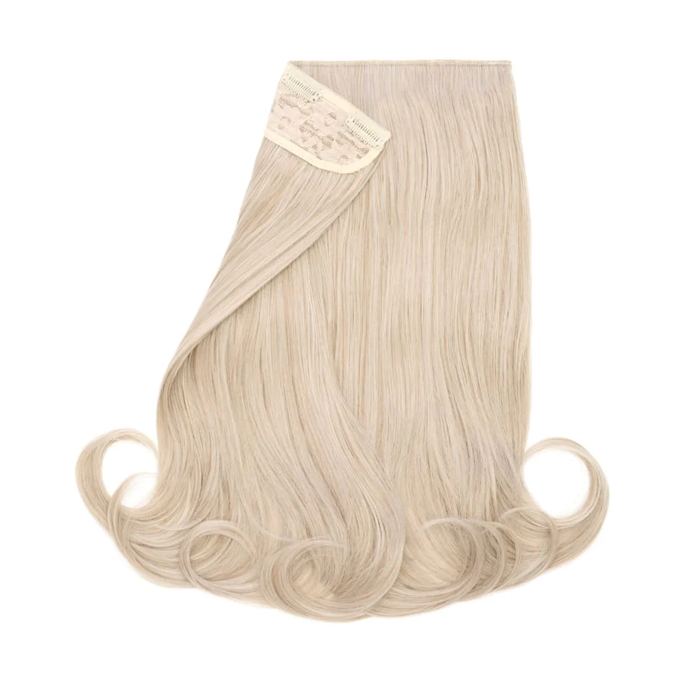 Stranded 16" One Piece Flicky Clip-in Hair Extension - Colour #112 Ash Moon - Image 2