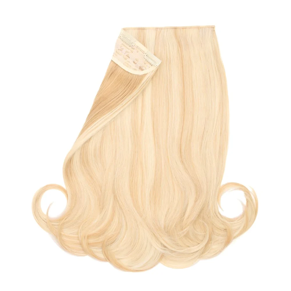 Stranded 16" One Piece Flicky Clip-in Hair Extension - Colour #16/613 Sweetheart - Image 2