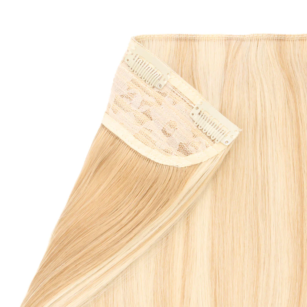 Stranded 16" One Piece Flicky Clip-in Hair Extension - Colour #16/613 Sweetheart - Image 3