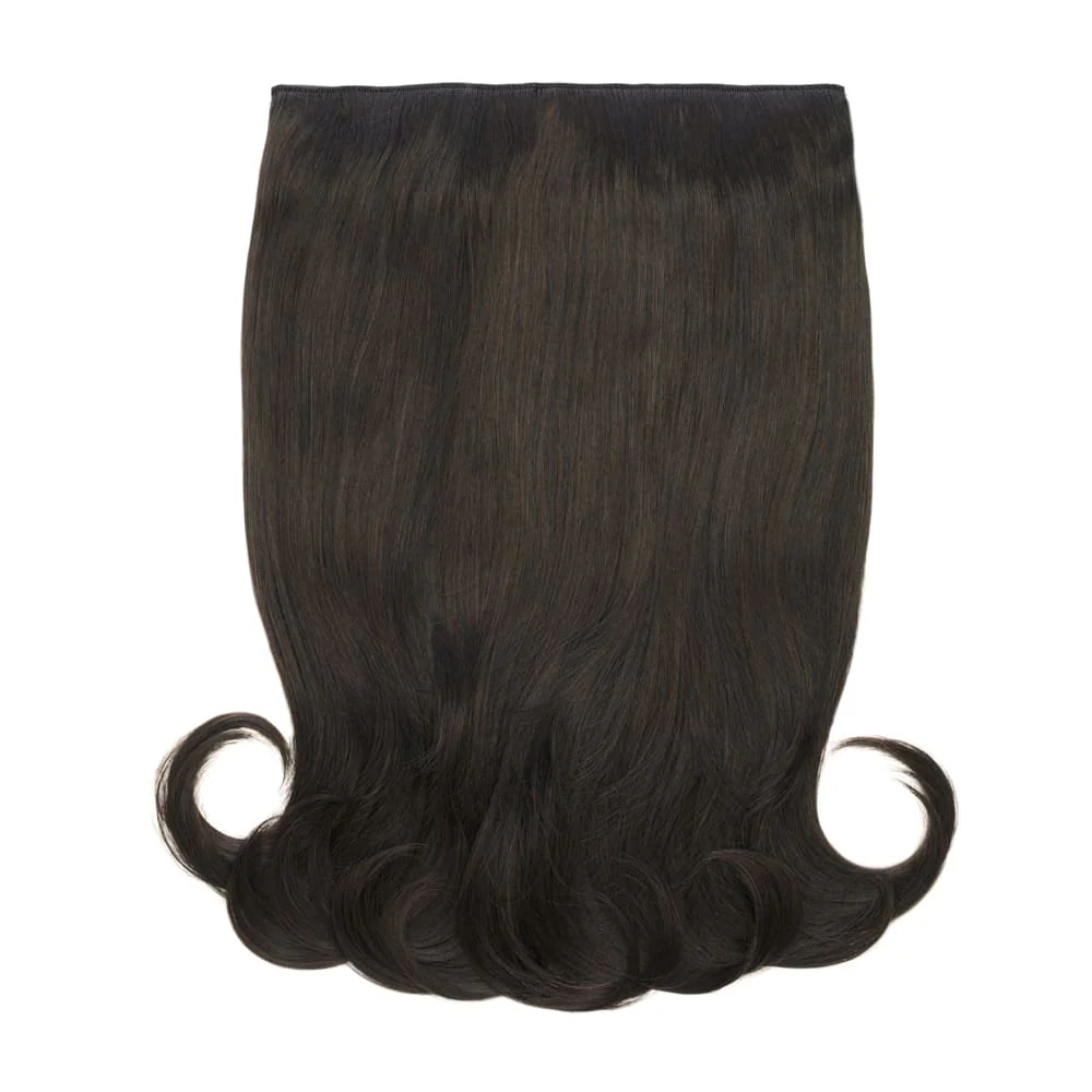 Stranded 16" One Piece Flicky Clip-in Hair Extension - Colour #1B Queen of the night