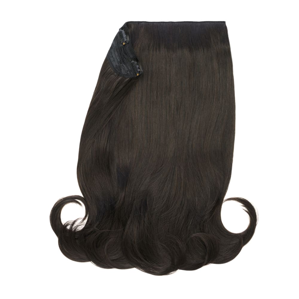 Stranded 16" One Piece Flicky Clip-in Hair Extension - Colour #1B Queen of the night - Image 2