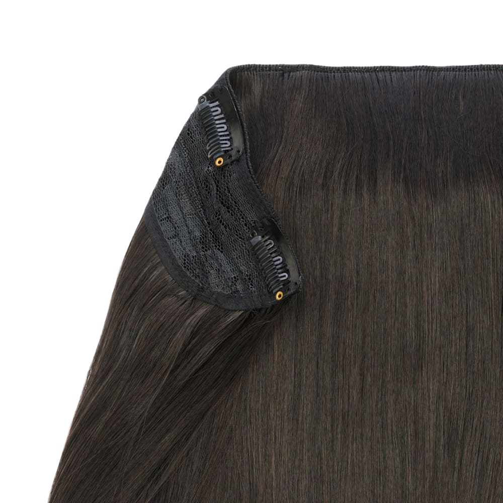Stranded 16" One Piece Flicky Clip-in Hair Extension - Colour #1B Queen of the night - Image 3
