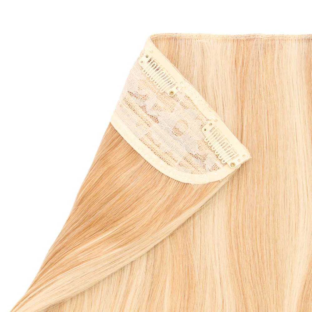 Stranded 16" One Piece Flicky Clip-in Hair Extension - Colour #27/613 Daffodil Dreams - Image 3