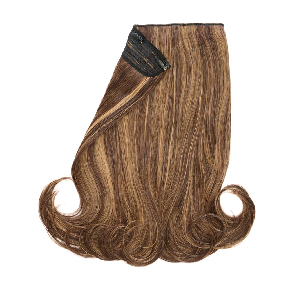 Stranded 16" One Piece Flicky Clip-in Hair Extension - Colour #4/27 Coral Bells - Image 2