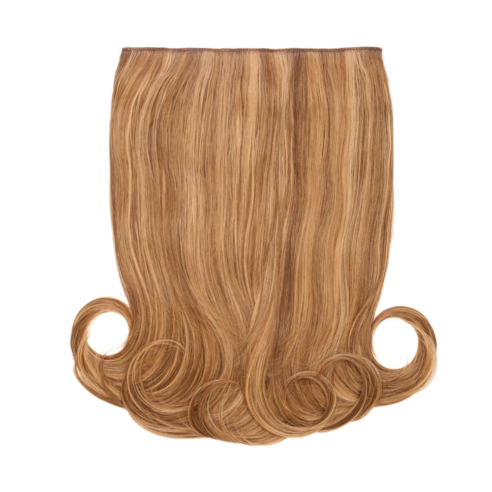 Stranded 16" One Piece Flicky Clip-in Hair Extension - Colour #6/27 Honey Blush