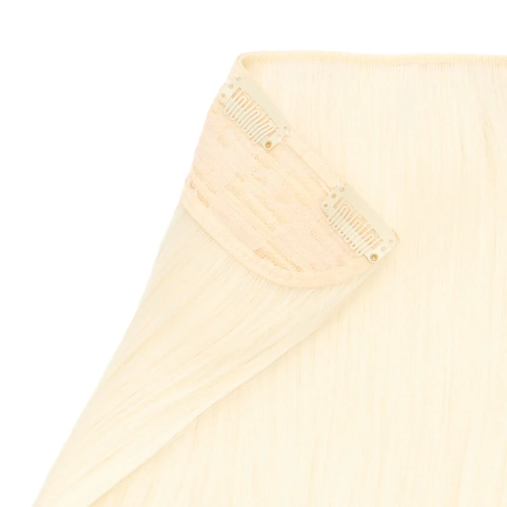 Stranded 16" One Piece Flicky Clip-in Hair Extension - Colour #60 Lily Of The Valley - Image 3