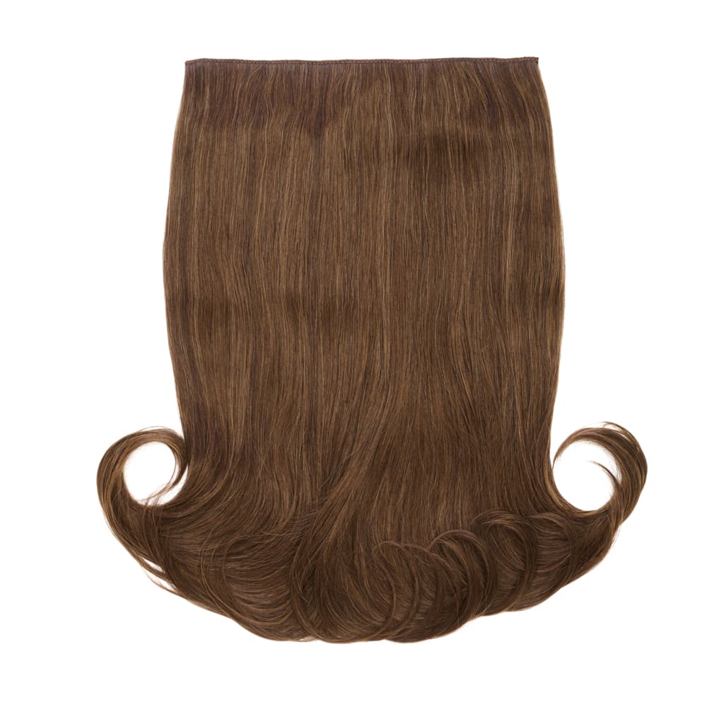 Stranded 16" One Piece Flicky Clip-in Hair Extension - Colour #8 Hazel Princess