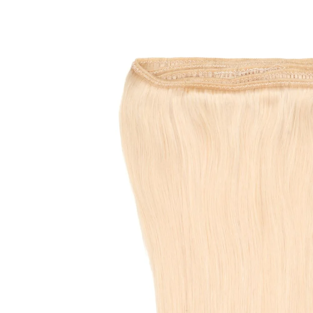 Stranded 18" Unclipped Weft Extension (105g) - Colour #60 Lily Of The Valley - Image 2
