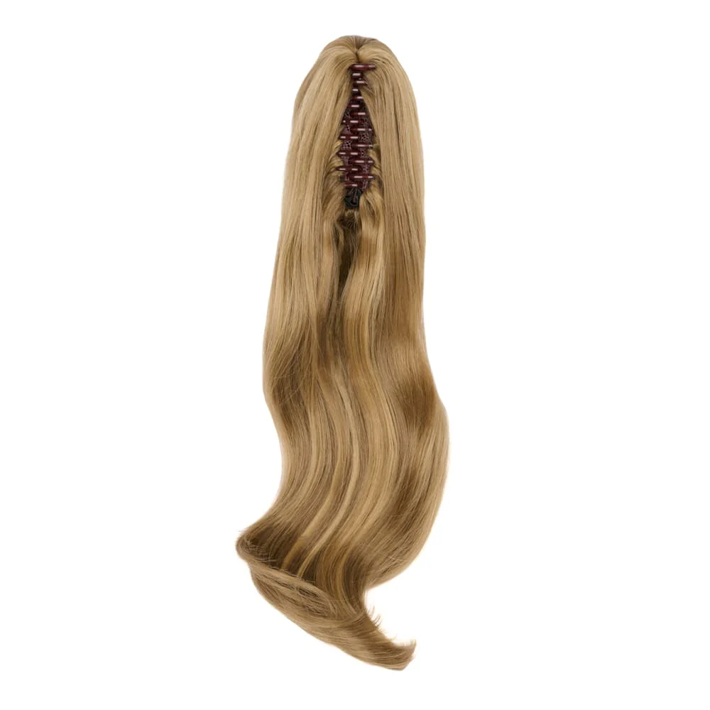 Stranded 20" Blowout Clip-in Ponytail - Colour #10/12 Pansy - Image 2