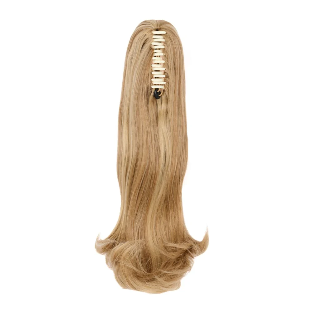 Stranded 20" Blowout Clip-in Ponytail - Colour #10/16/22 Ballerina Musk - Image 2