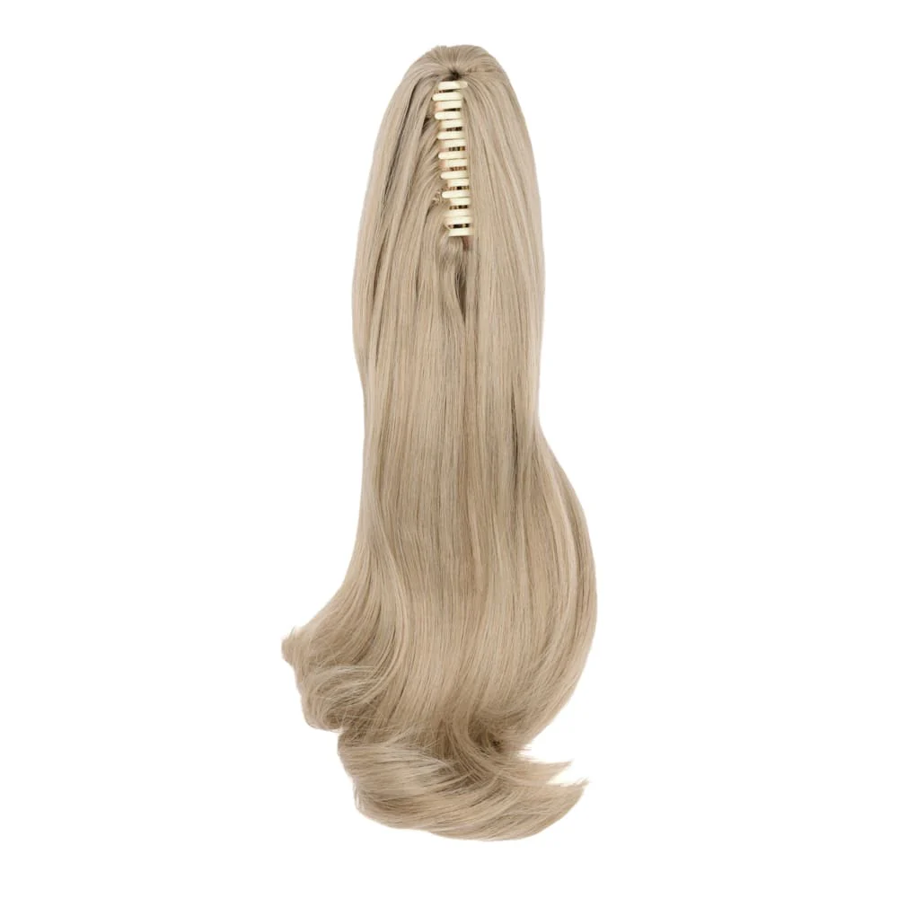Stranded 20" Blowout Clip-in Ponytail - Colour #112 Ash Moon - Image 2