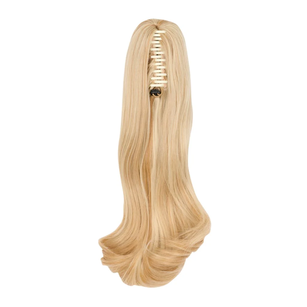 Stranded 20" Blowout Clip-in Ponytail - Colour #27/613 Daffodil Dreams - Image 2