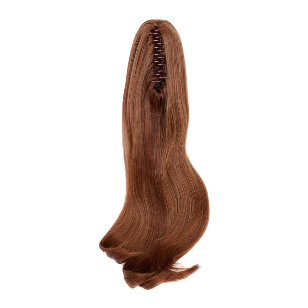 Stranded 20" Blowout Clip-in Ponytail - Colour #33/30 Sunrose - Image 2