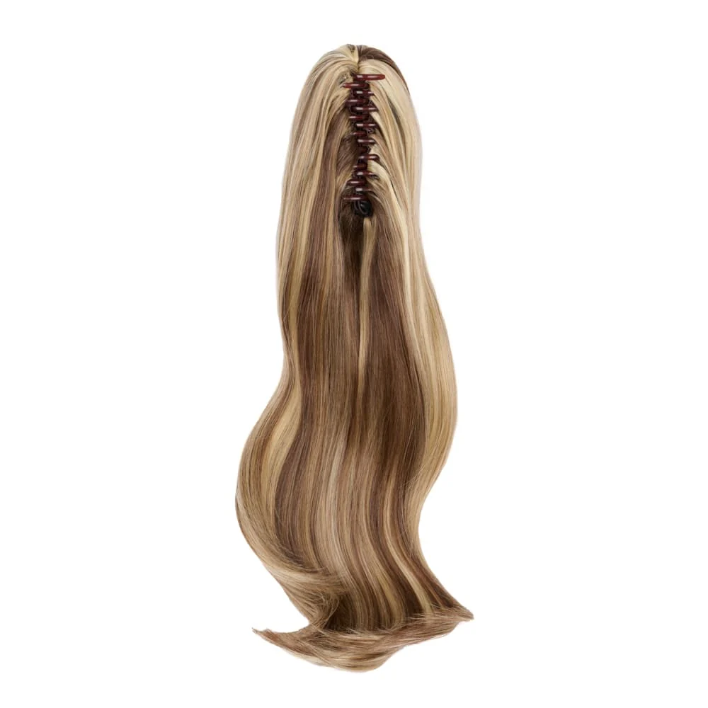 Stranded 20" Blowout Clip-in Ponytail - Colour #6/16/613 Safari Sunset - Image 2