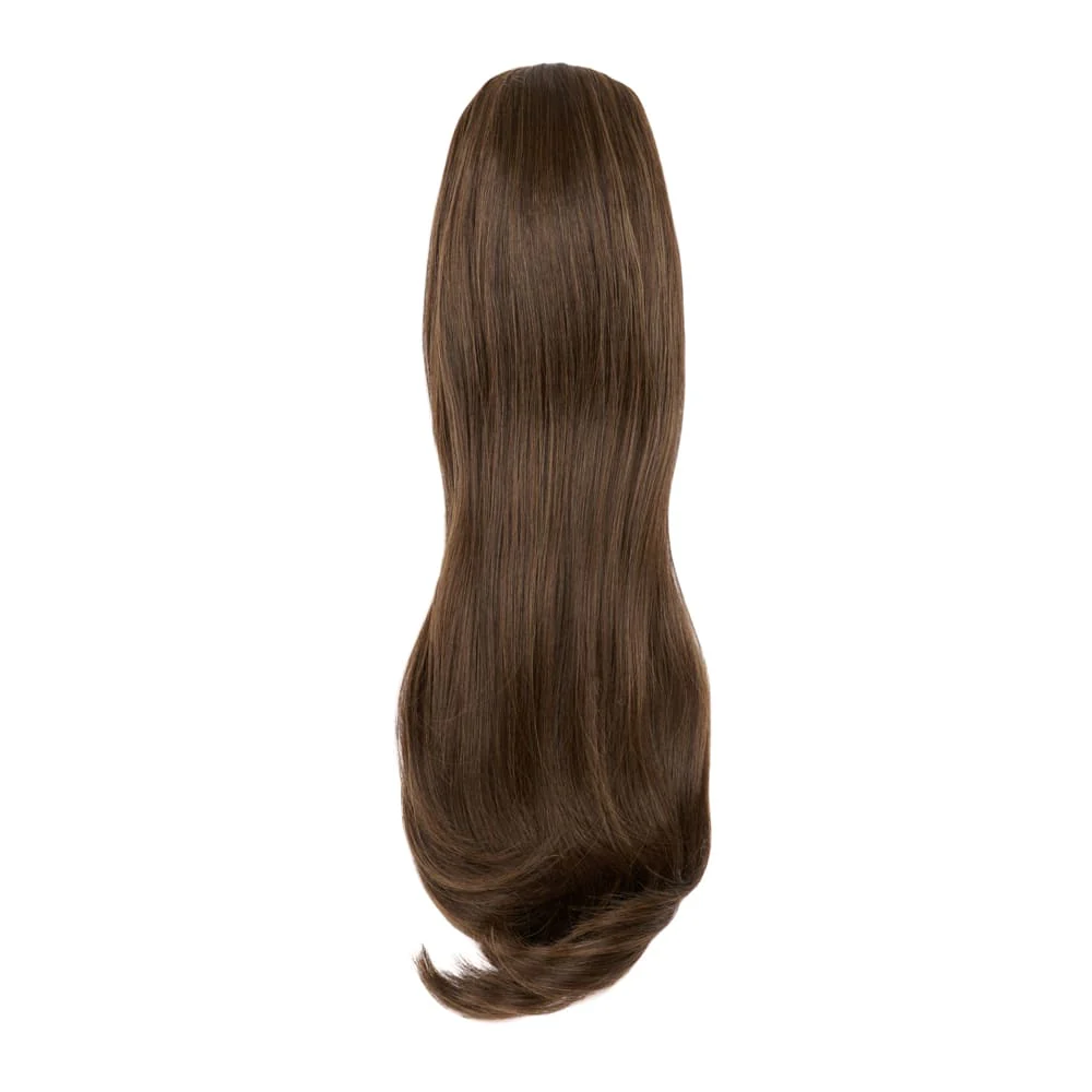 Stranded 20" Blowout Clip-in Ponytail - Colour #8 Hazel Princess