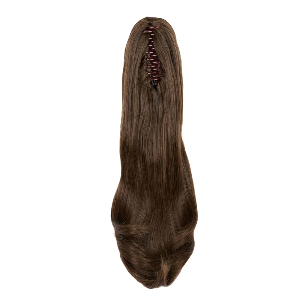 Stranded 20" Blowout Clip-in Ponytail - Colour #8 Hazel Princess - Image 2