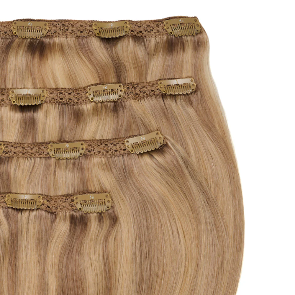 Stranded 20" Lace Clip-in Human Hair Extension (170g) - Colour #10/12 Pansy - Image 2