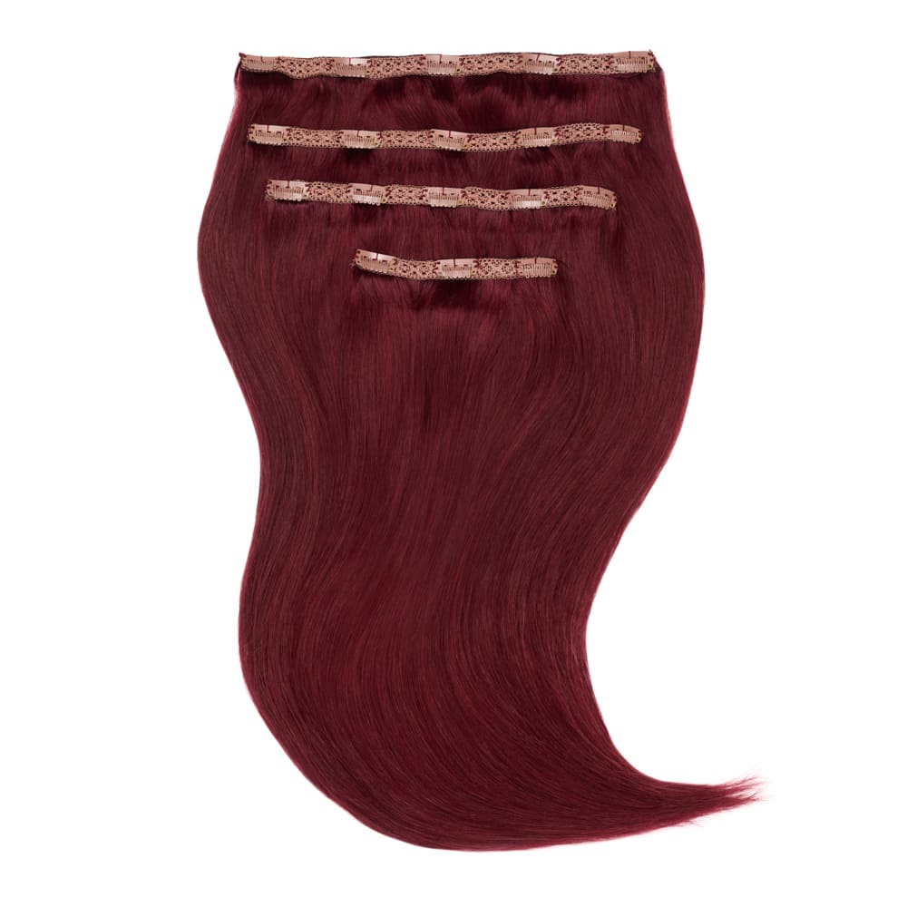 Stranded 20" Lace Clip-in Human Hair Extension (170g) - Colour #118 Cherry Blossom