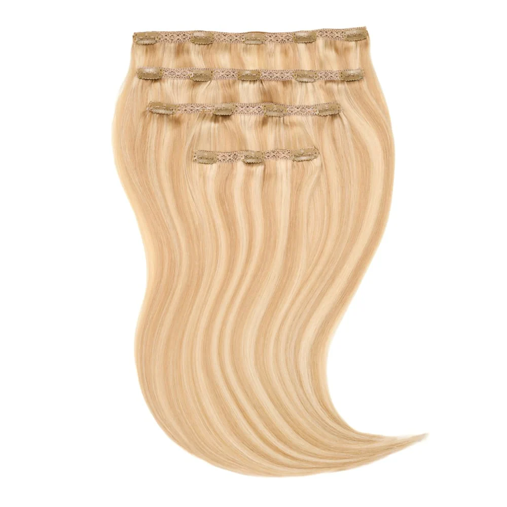 Stranded 20" Lace Clip-in Human Hair Extension (170g) - Colour #16/613 Sweetheart
