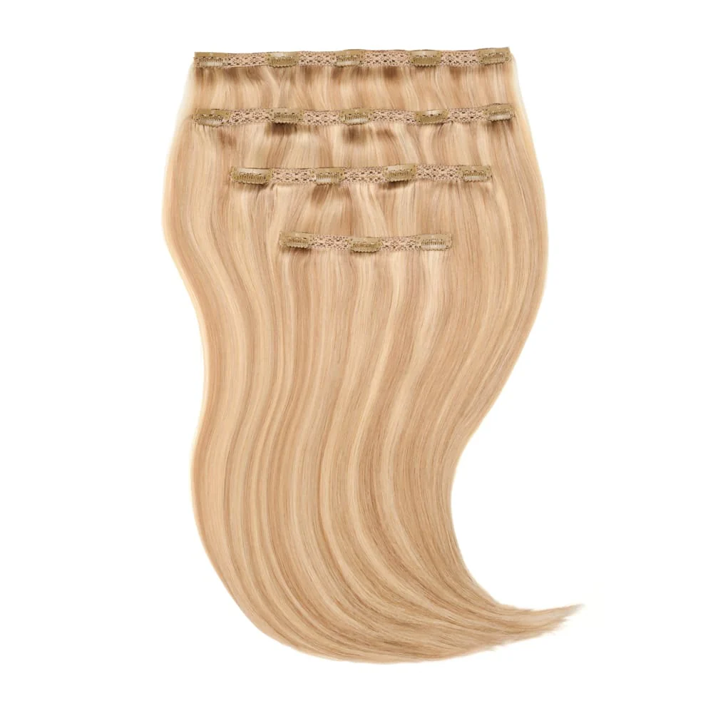 Stranded 20" Lace Clip-in Human Hair Extension (170g) - Colour #18/22 Iris