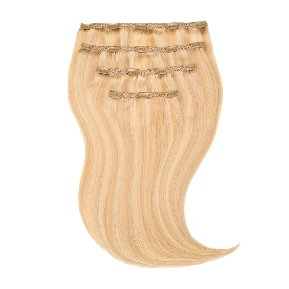 Stranded 20" Lace Clip-in Human Hair Extension (170g) - Colour #27/613 Daffodil Dreams
