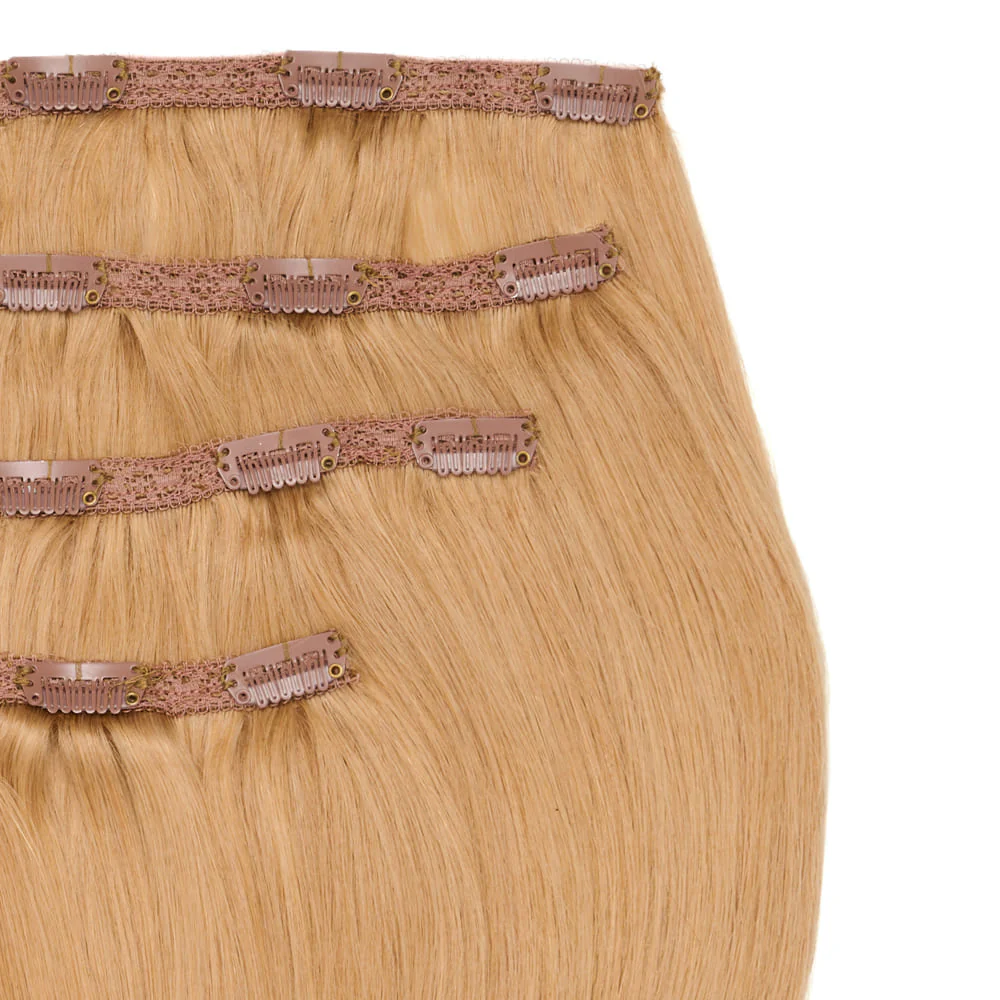 Stranded 20" Lace Clip-in Human Hair Extension (170g) - Colour #27 Honeysuckle - Image 2