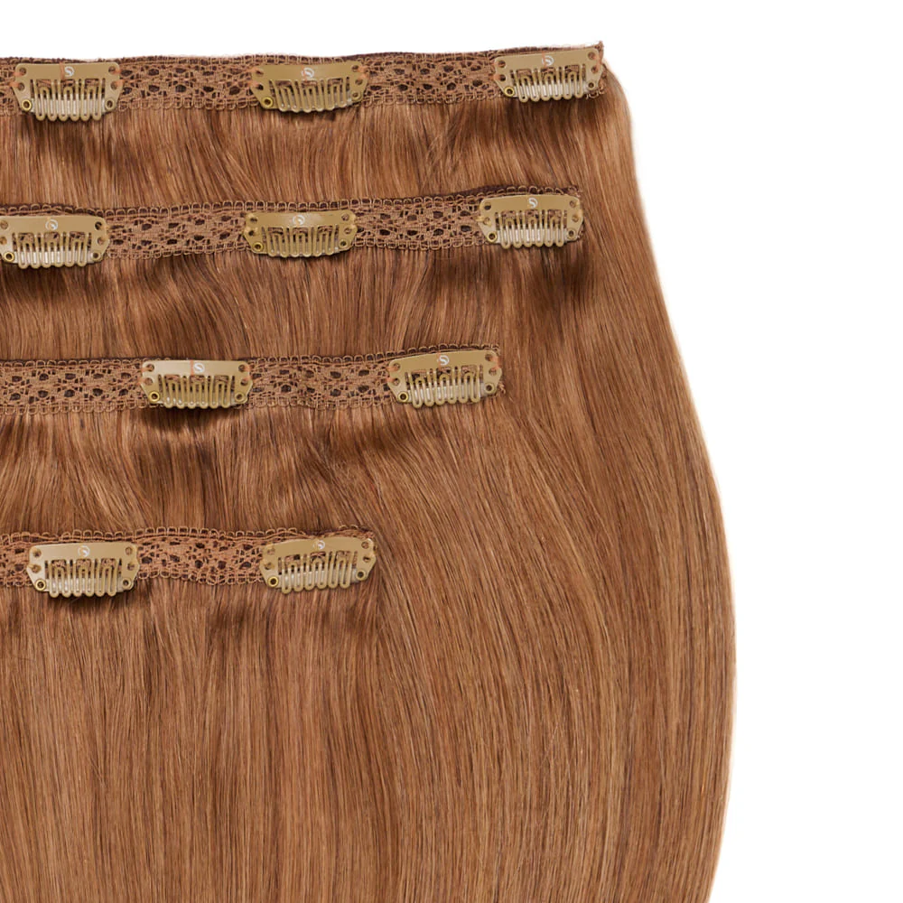 Stranded 20" Lace Clip-in Human Hair Extension (170g) - Colour #30 Primrose - Image 2