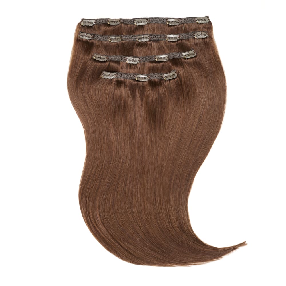Stranded 20" Lace Clip-in Human Hair Extension (170g) - Colour #6 Daylilies