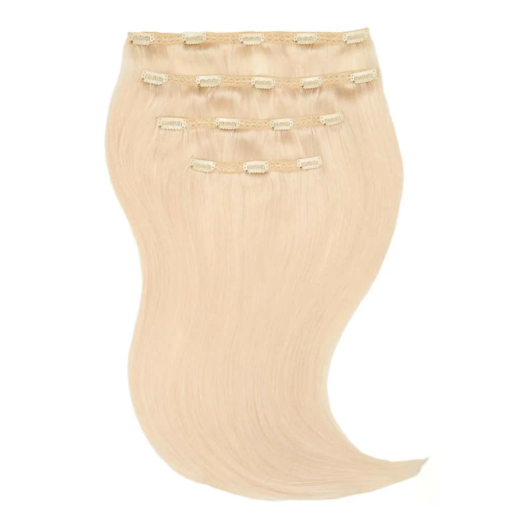 Stranded 20" Lace Clip-in Human Hair Extension (170g) - Colour #60 Lily Of The Valley