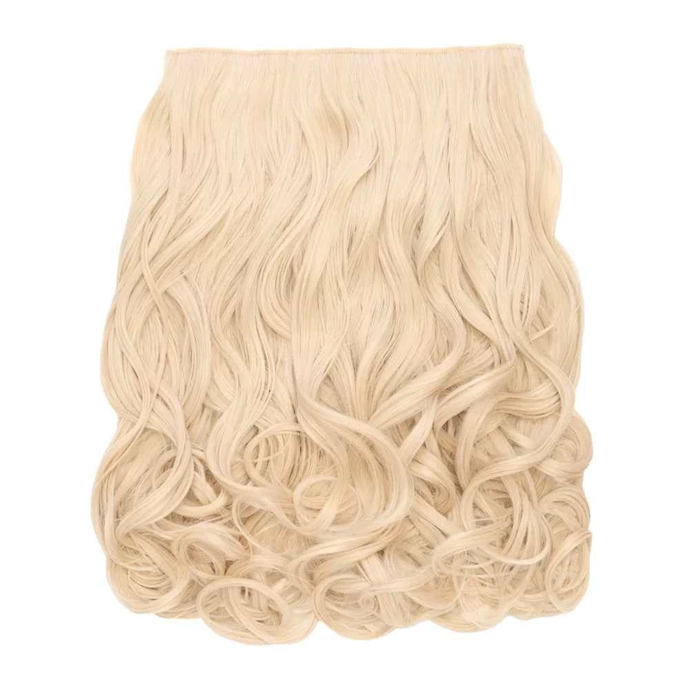 Stranded 20" One Piece Curly Clip-in Hair Extension - Colour #1001 Polar Star