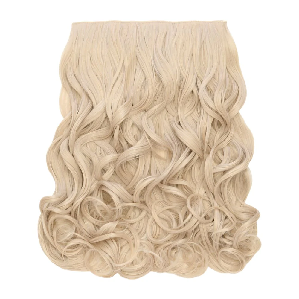 Stranded 20" One Piece Curly Clip-in Hair Extension - Colour #101 New Love