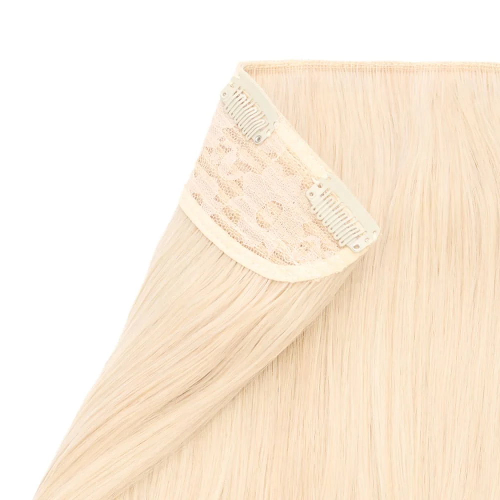 Stranded 20" One Piece Flicky Clip-in Hair Extension - Colour #1001 Polar Star - Image 3