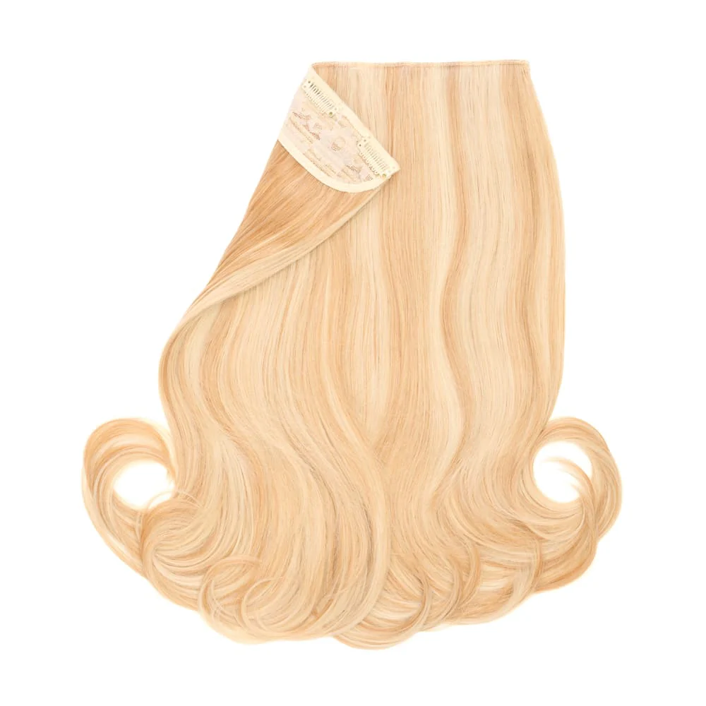 Stranded 20" One Piece Flicky Clip-in Hair Extension - Colour #27/613 Daffodil Dreams - Image 2