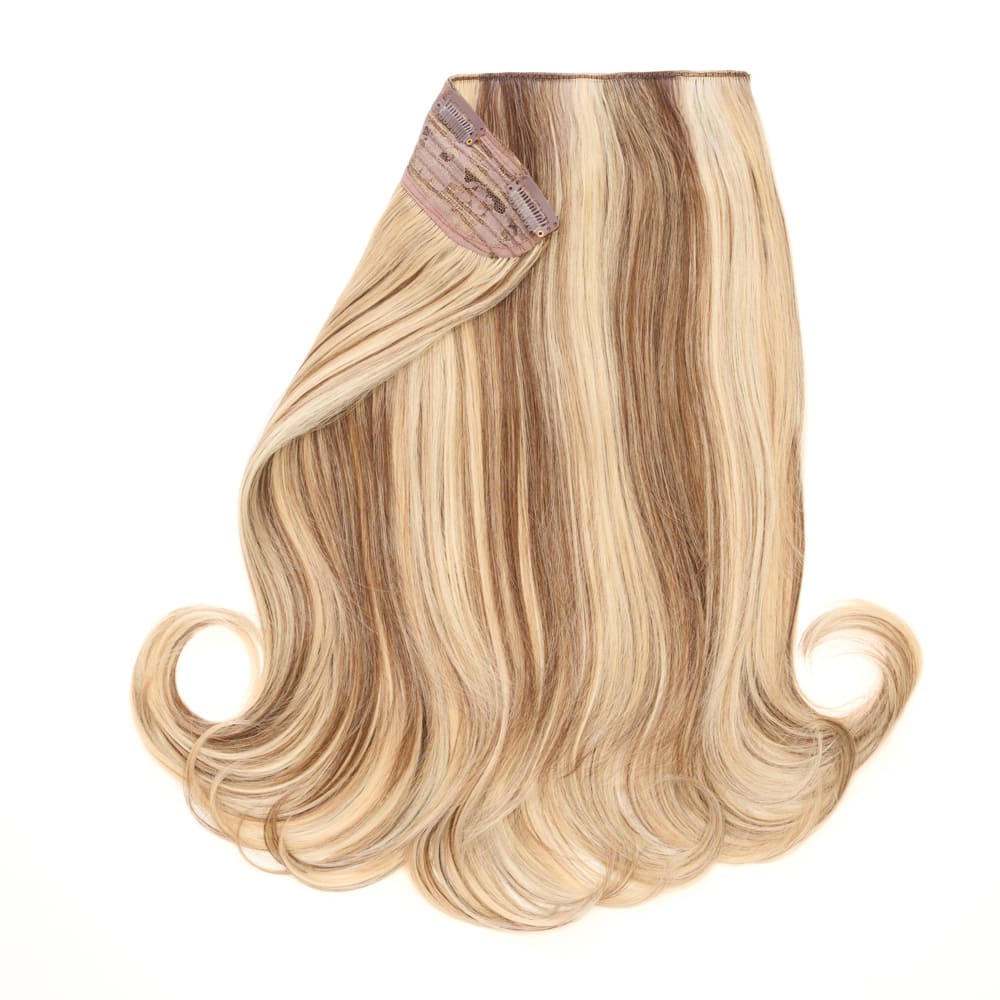 Stranded 20" One Piece Flicky Clip-in Hair Extension - Colour #6/16/613 Safari Sunset - Image 2