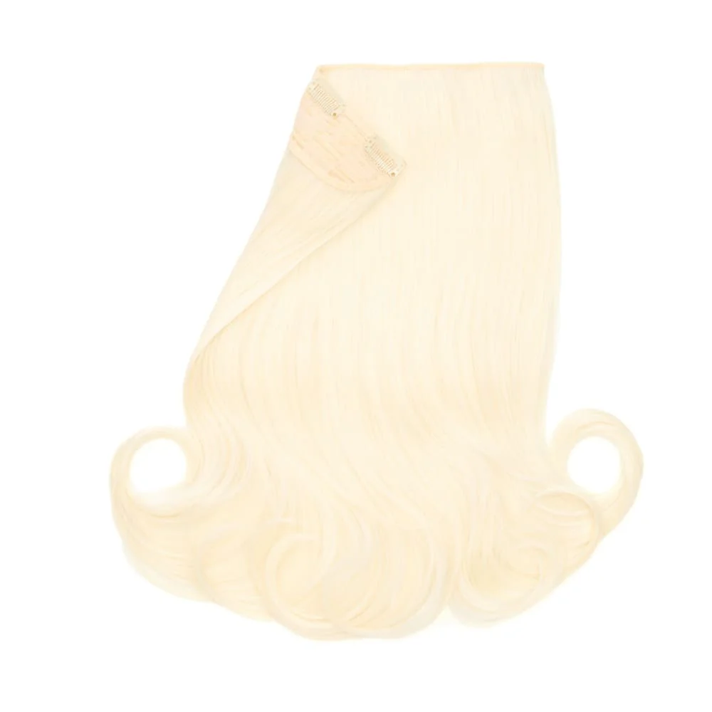 Stranded 20" One Piece Flicky Clip-in Hair Extension - Colour #60 Lily Of The Valley - Image 2