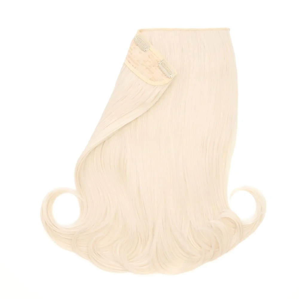 Stranded 20" One Piece Flicky Clip-in Hair Extension - Colour #600 White Lily - Image 2