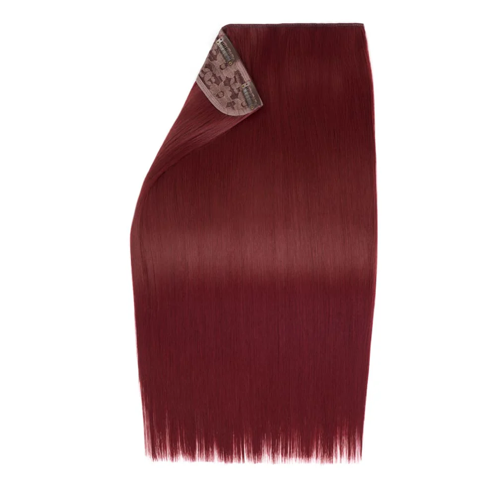 Stranded 20" One Piece Straight Clip-in Hair Extension - Colour #118 Cherry Blossom - Image 2