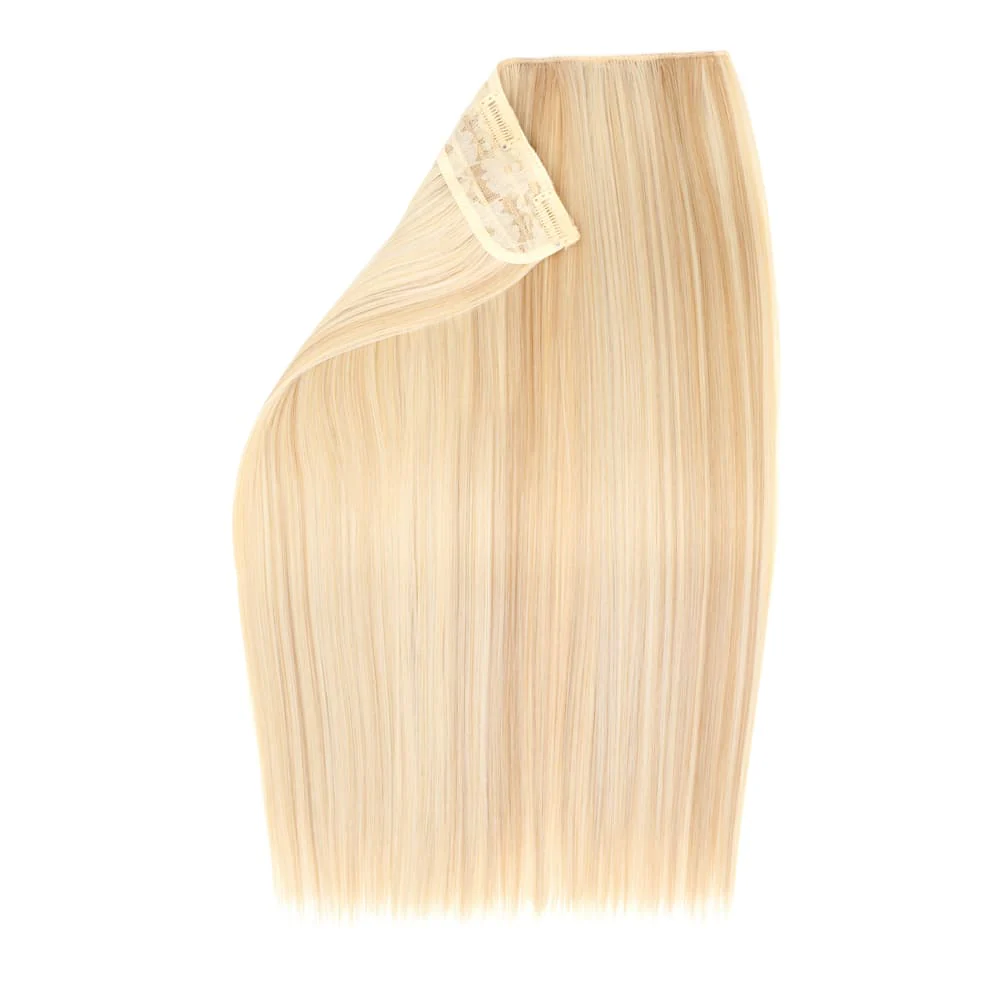 Stranded 20" One Piece Straight Clip-in Hair Extension - Colour #16/613 Sweetheart - Image 2