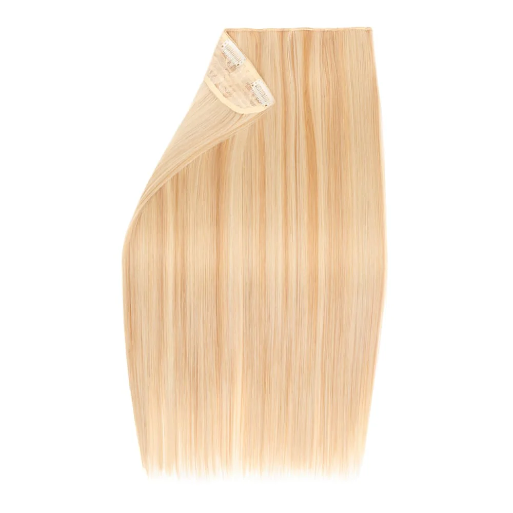 Stranded 20" One Piece Straight Clip-in Hair Extension - Colour #27/613 Daffodil Dreams - Image 2